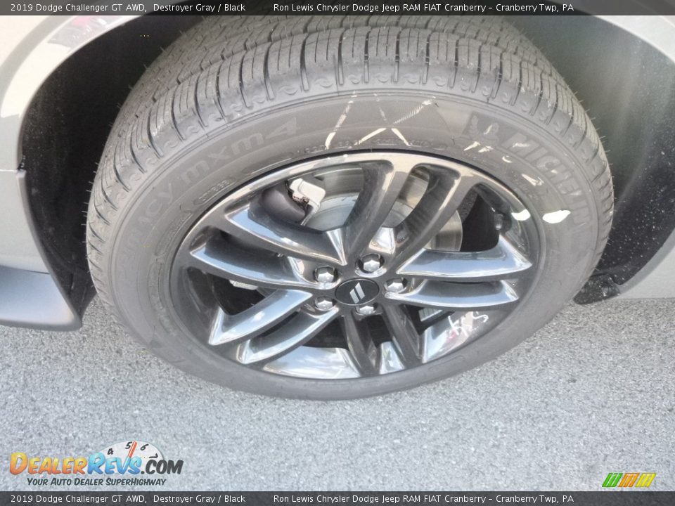 2019 Dodge Challenger GT AWD Destroyer Gray / Black Photo #8