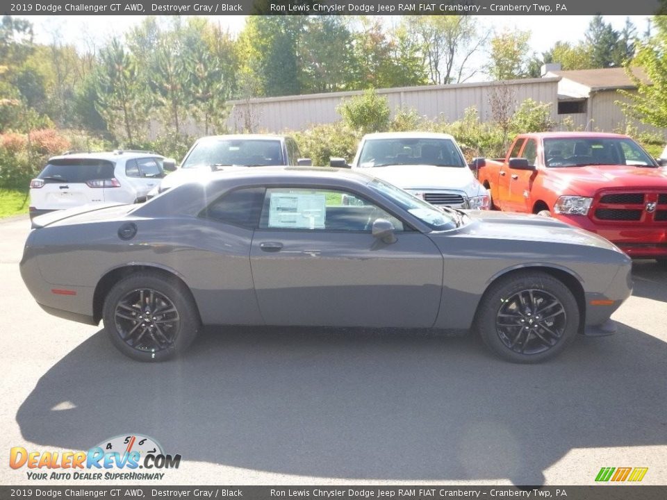 2019 Dodge Challenger GT AWD Destroyer Gray / Black Photo #9