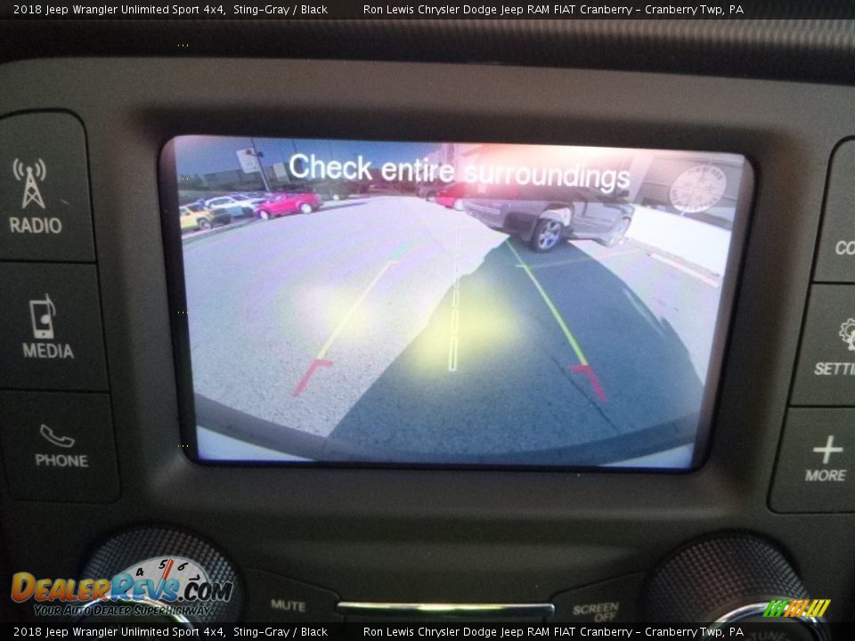 2018 Jeep Wrangler Unlimited Sport 4x4 Sting-Gray / Black Photo #18