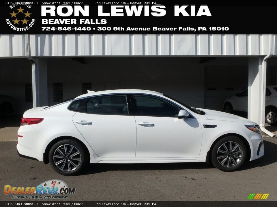 2019 Kia Optima EX Snow White Pearl / Black Photo #1