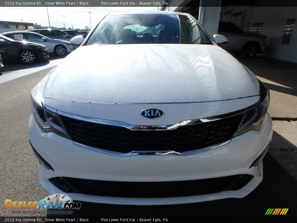 2019 Kia Optima EX Snow White Pearl / Black Photo #7