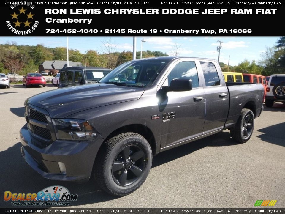 2019 Ram 1500 Classic Tradesman Quad Cab 4x4 Granite Crystal Metallic / Black Photo #1