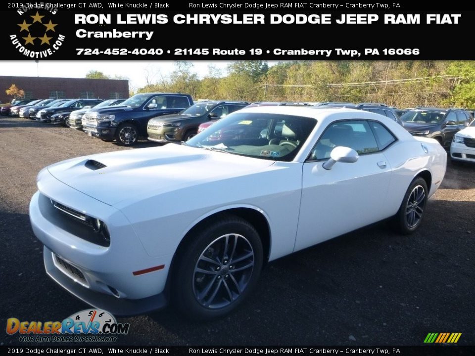 2019 Dodge Challenger GT AWD White Knuckle / Black Photo #1