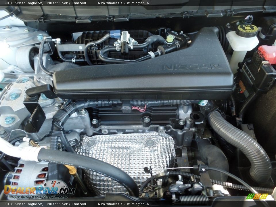 2018 Nissan Rogue SV Brilliant Silver / Charcoal Photo #6