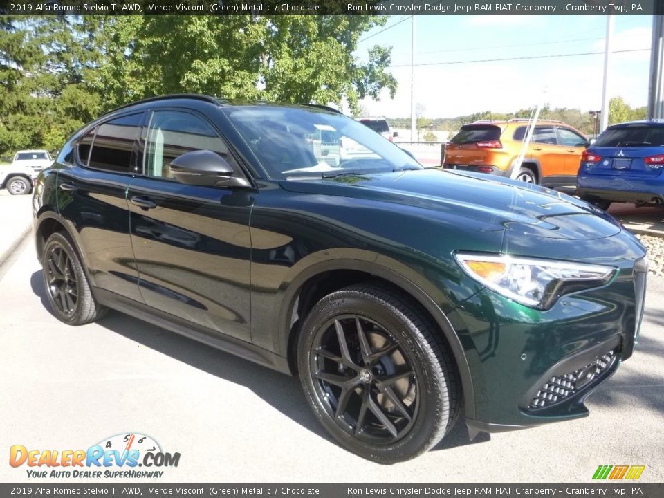 Verde Visconti (Green) Metallic 2019 Alfa Romeo Stelvio Ti AWD Photo #11
