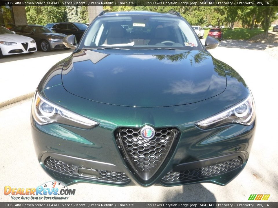 Verde Visconti (Green) Metallic 2019 Alfa Romeo Stelvio Ti AWD Photo #12