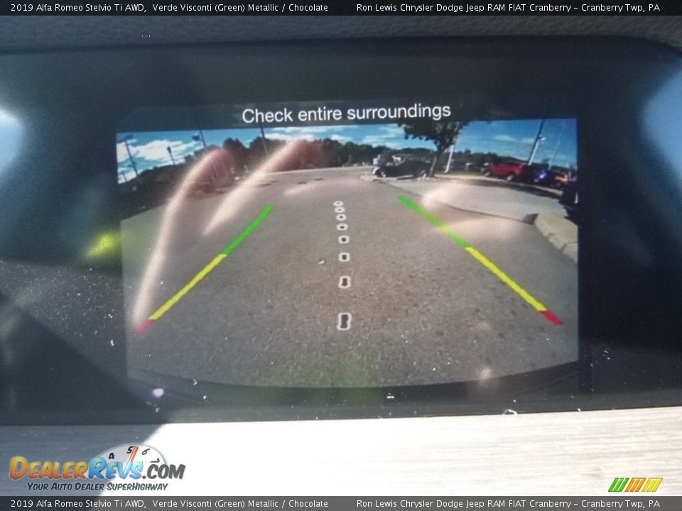 2019 Alfa Romeo Stelvio Ti AWD Verde Visconti (Green) Metallic / Chocolate Photo #22
