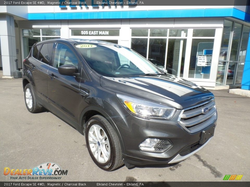 2017 Ford Escape SE 4WD Magnetic / Charcoal Black Photo #3