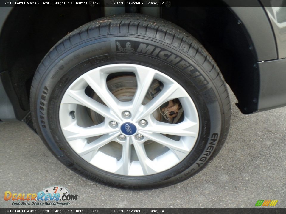 2017 Ford Escape SE 4WD Magnetic / Charcoal Black Photo #9