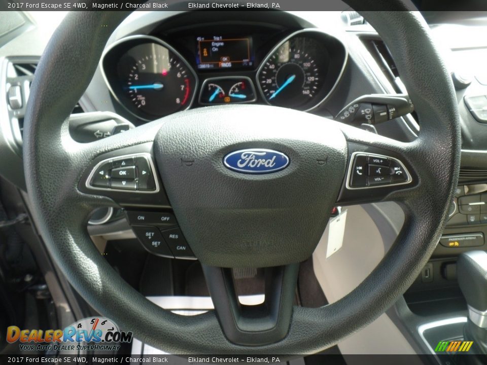 2017 Ford Escape SE 4WD Magnetic / Charcoal Black Photo #20