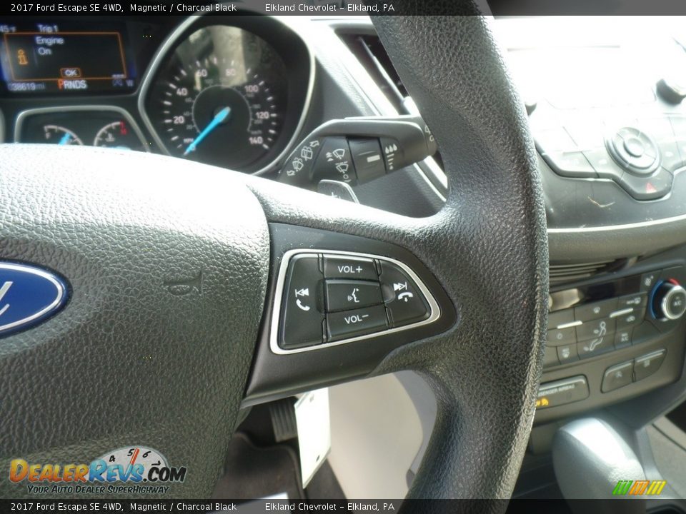 2017 Ford Escape SE 4WD Magnetic / Charcoal Black Photo #21