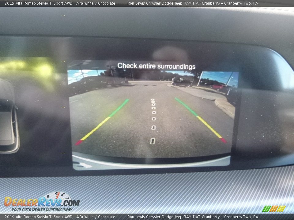 2019 Alfa Romeo Stelvio Ti Sport AWD Alfa White / Chocolate Photo #23
