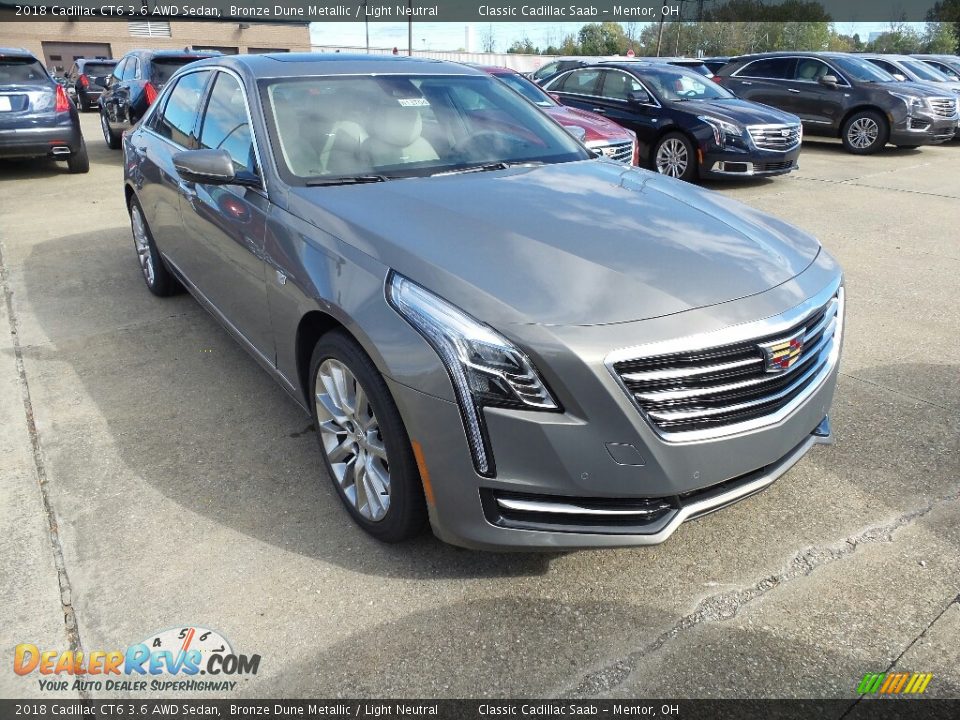 2018 Cadillac CT6 3.6 AWD Sedan Bronze Dune Metallic / Light Neutral Photo #1