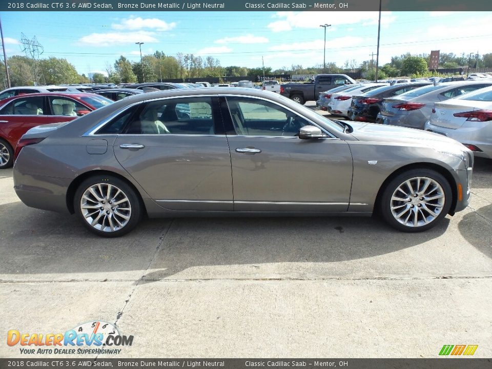 2018 Cadillac CT6 3.6 AWD Sedan Bronze Dune Metallic / Light Neutral Photo #2