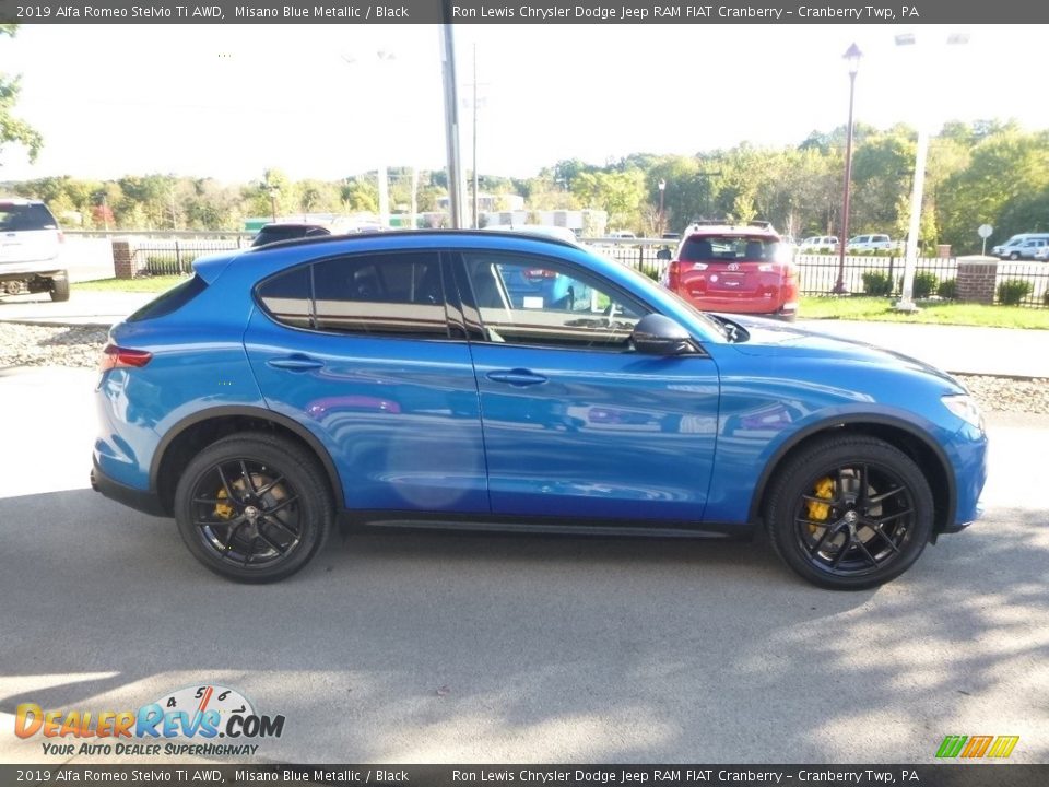 Misano Blue Metallic 2019 Alfa Romeo Stelvio Ti AWD Photo #9
