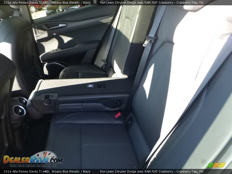 2019 Alfa Romeo Stelvio Ti AWD Misano Blue Metallic / Black Photo #16