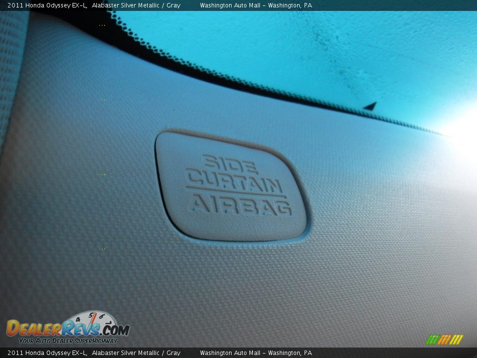 2011 Honda Odyssey EX-L Alabaster Silver Metallic / Gray Photo #20