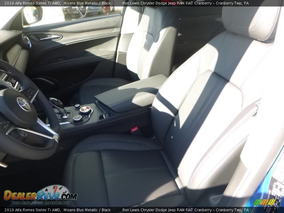 2019 Alfa Romeo Stelvio Ti AWD Misano Blue Metallic / Black Photo #20