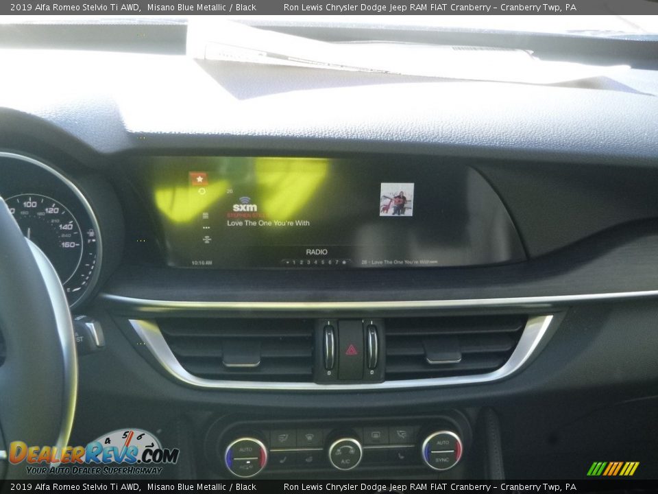 2019 Alfa Romeo Stelvio Ti AWD Misano Blue Metallic / Black Photo #22
