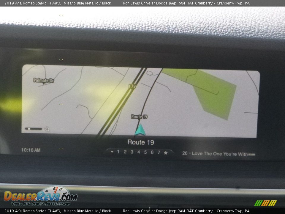 2019 Alfa Romeo Stelvio Ti AWD Misano Blue Metallic / Black Photo #23