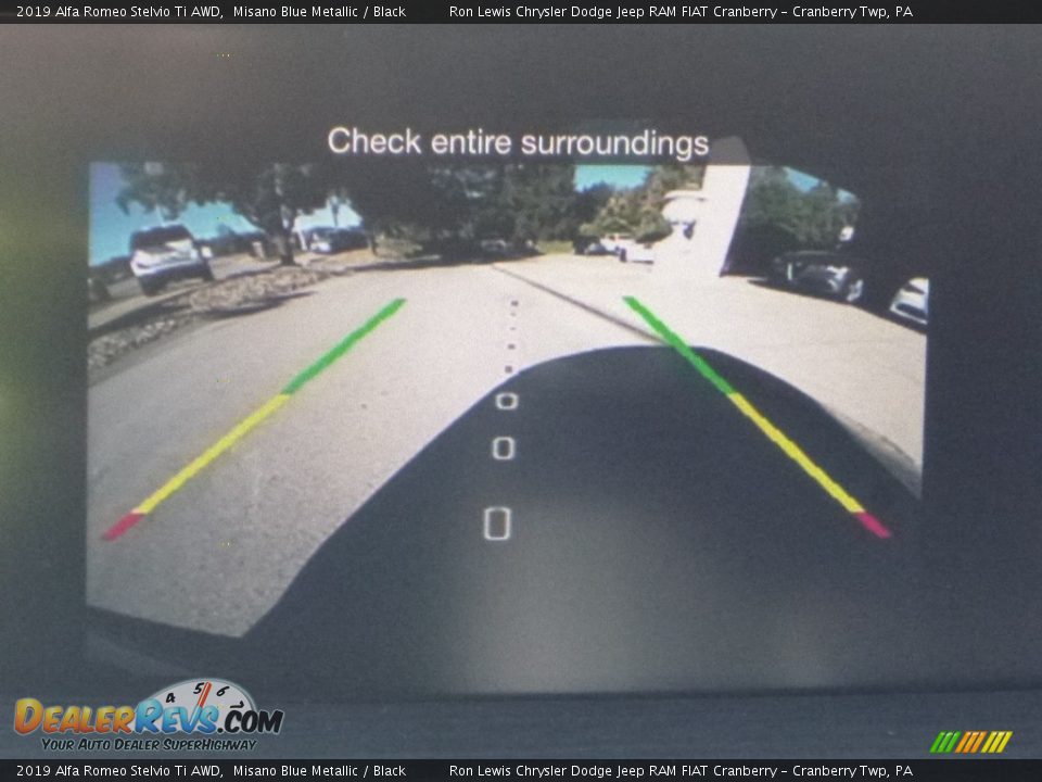 2019 Alfa Romeo Stelvio Ti AWD Misano Blue Metallic / Black Photo #24