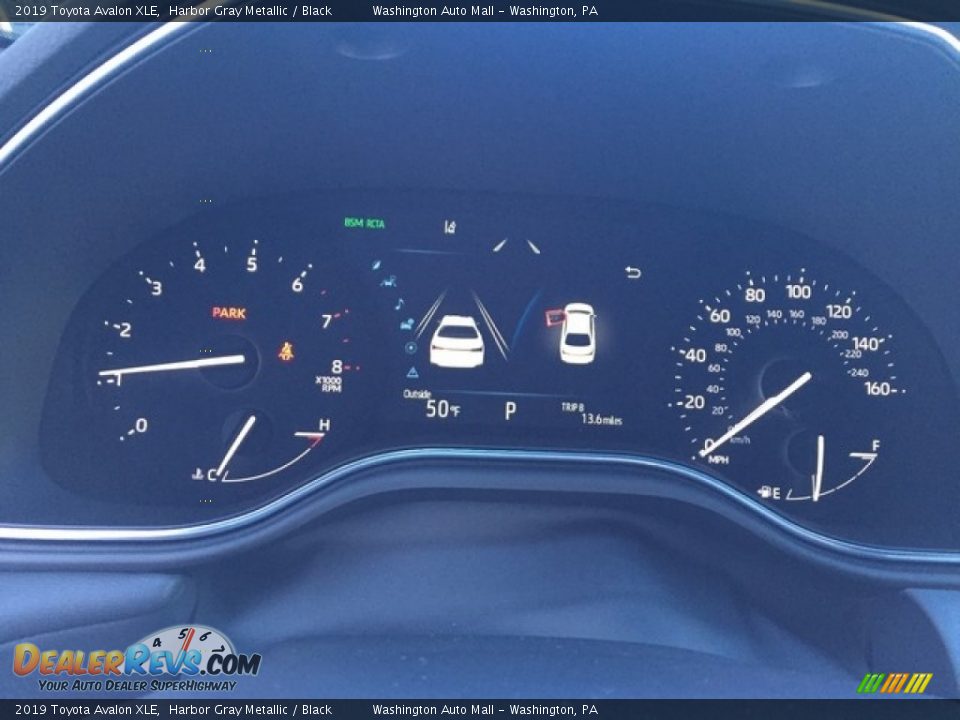 2019 Toyota Avalon XLE Harbor Gray Metallic / Black Photo #12