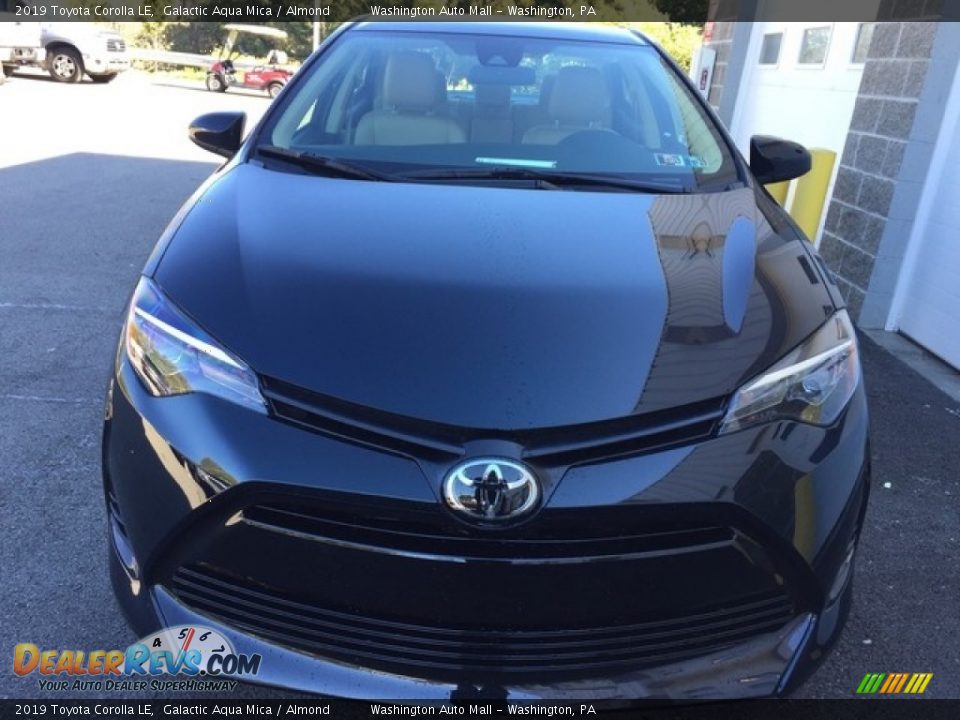 2019 Toyota Corolla LE Galactic Aqua Mica / Almond Photo #6