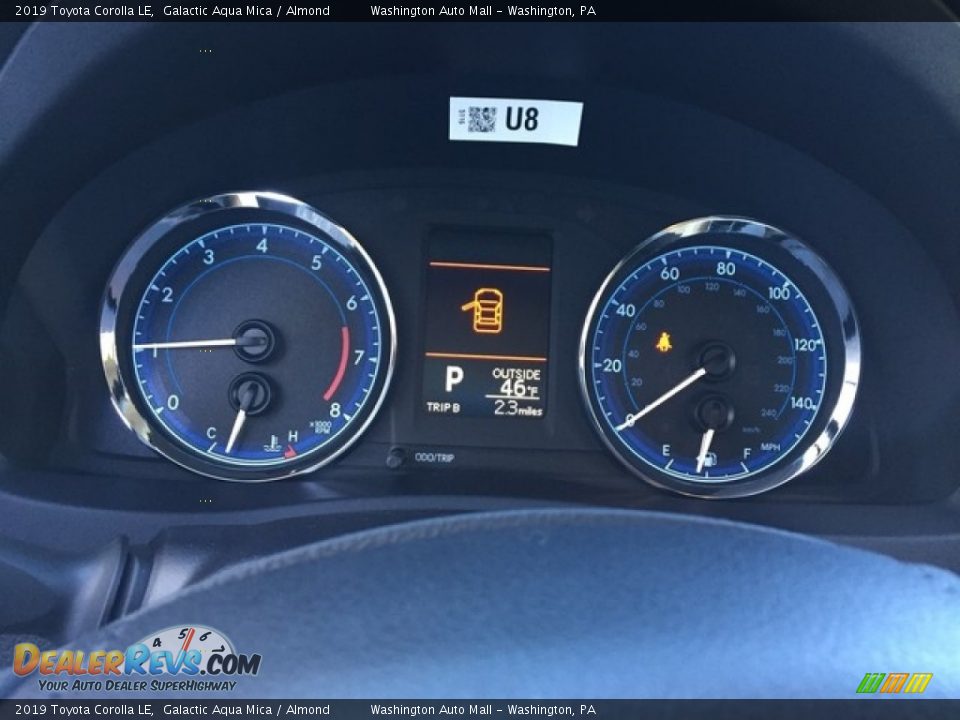 2019 Toyota Corolla LE Gauges Photo #12