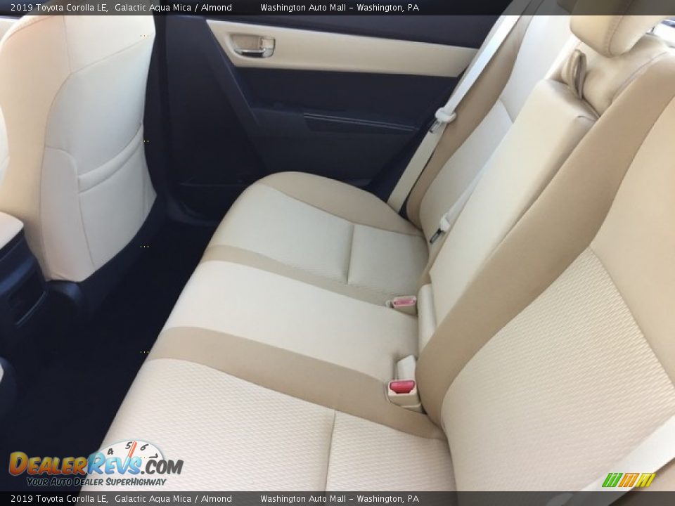 Rear Seat of 2019 Toyota Corolla LE Photo #15