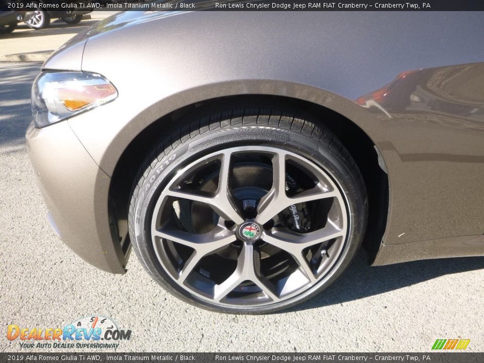2019 Alfa Romeo Giulia Ti AWD Imola Titanium Metallic / Black Photo #3