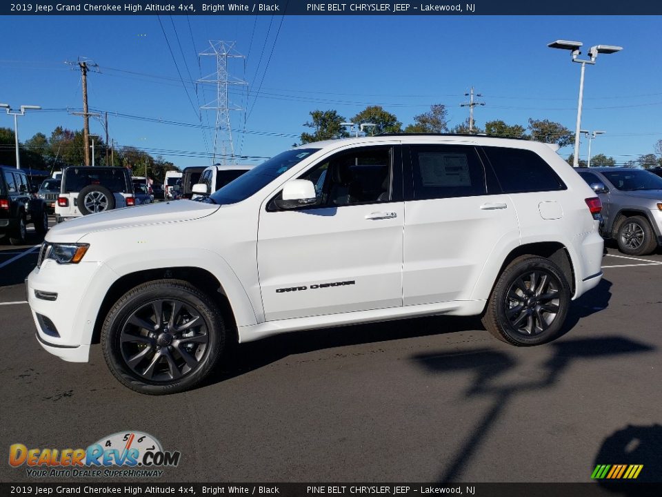 Bright White 2019 Jeep Grand Cherokee High Altitude 4x4 Photo #3