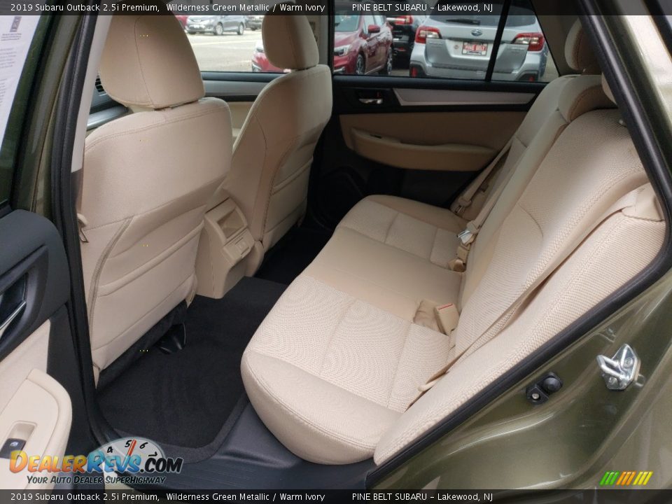Rear Seat of 2019 Subaru Outback 2.5i Premium Photo #8
