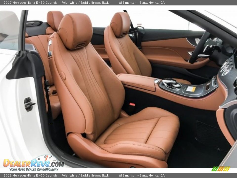 2019 Mercedes-Benz E 450 Cabriolet Polar White / Saddle Brown/Black Photo #5