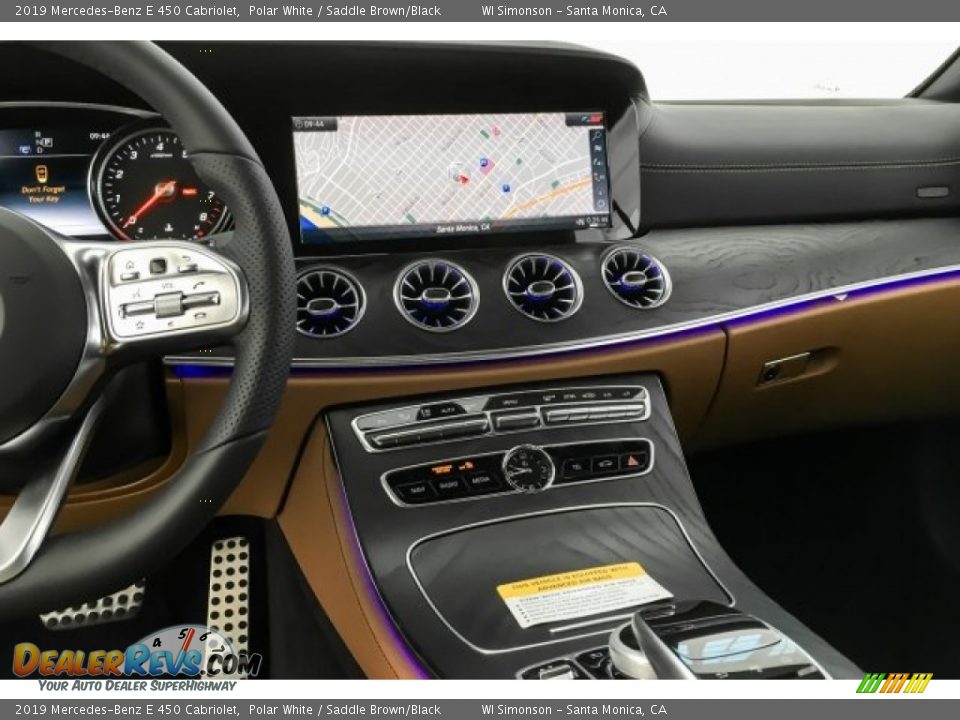 2019 Mercedes-Benz E 450 Cabriolet Polar White / Saddle Brown/Black Photo #6