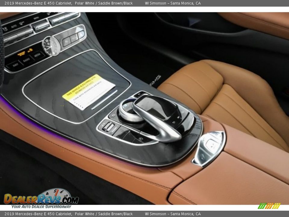 2019 Mercedes-Benz E 450 Cabriolet Polar White / Saddle Brown/Black Photo #7