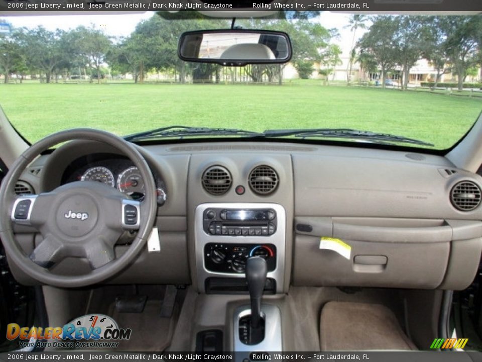 2006 Jeep Liberty Limited Jeep Green Metallic / Dark Khaki/Light Graystone Photo #2