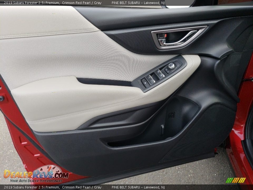 2019 Subaru Forester 2.5i Premium Crimson Red Pearl / Gray Photo #6