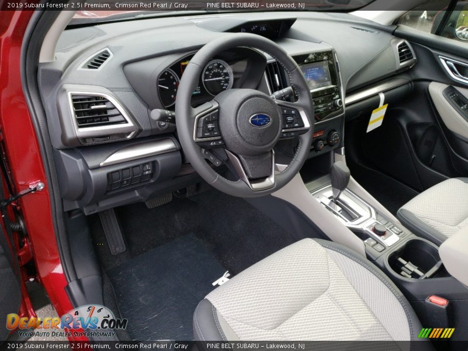 Gray Interior - 2019 Subaru Forester 2.5i Premium Photo #7