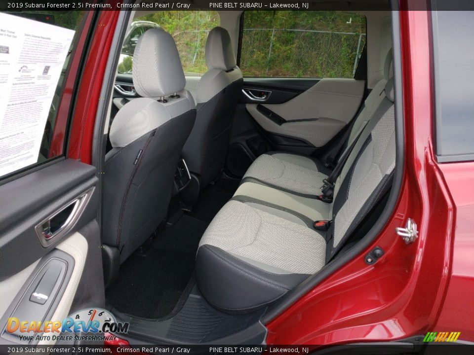 Rear Seat of 2019 Subaru Forester 2.5i Premium Photo #8
