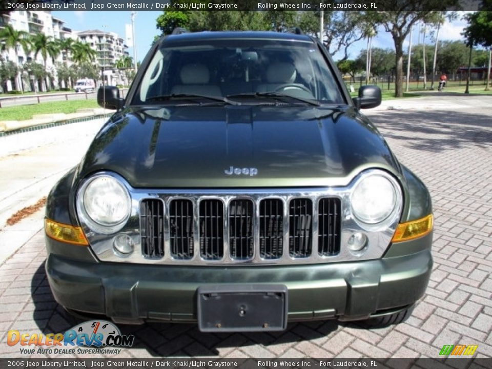 2006 Jeep Liberty Limited Jeep Green Metallic / Dark Khaki/Light Graystone Photo #16