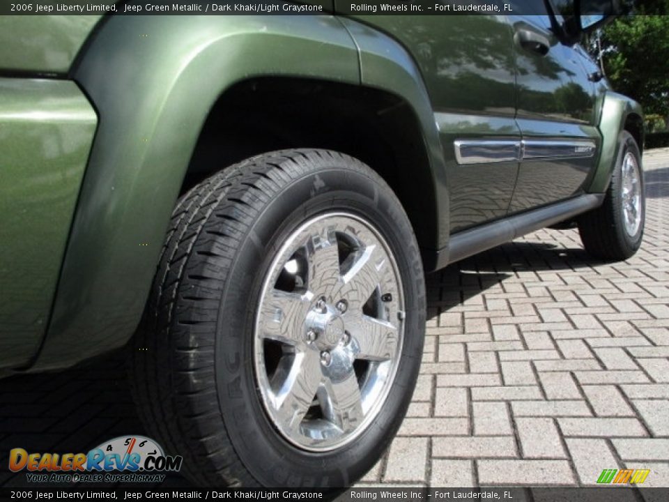 2006 Jeep Liberty Limited Jeep Green Metallic / Dark Khaki/Light Graystone Photo #27
