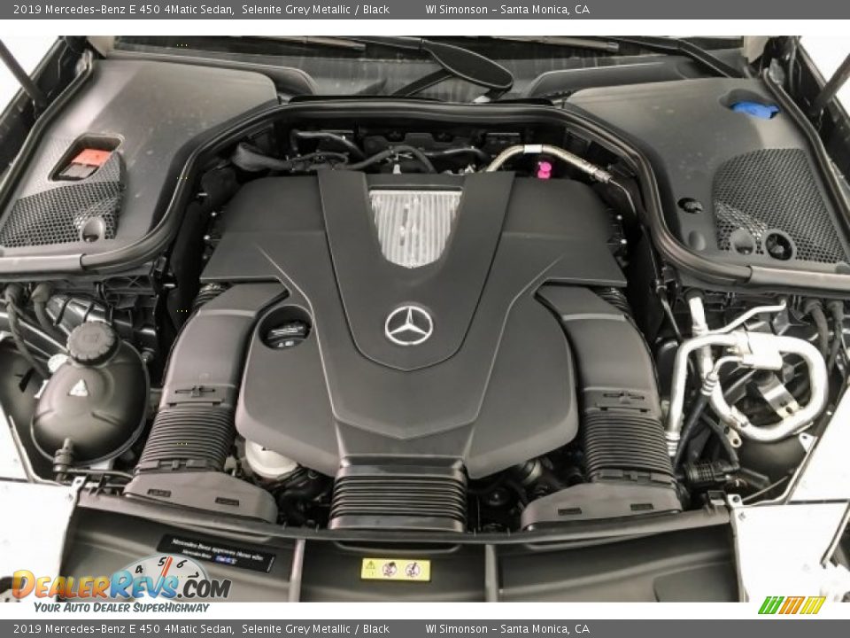 2019 Mercedes-Benz E 450 4Matic Sedan Selenite Grey Metallic / Black Photo #8