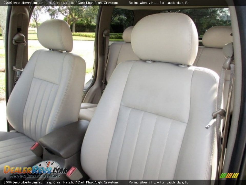 2006 Jeep Liberty Limited Jeep Green Metallic / Dark Khaki/Light Graystone Photo #36