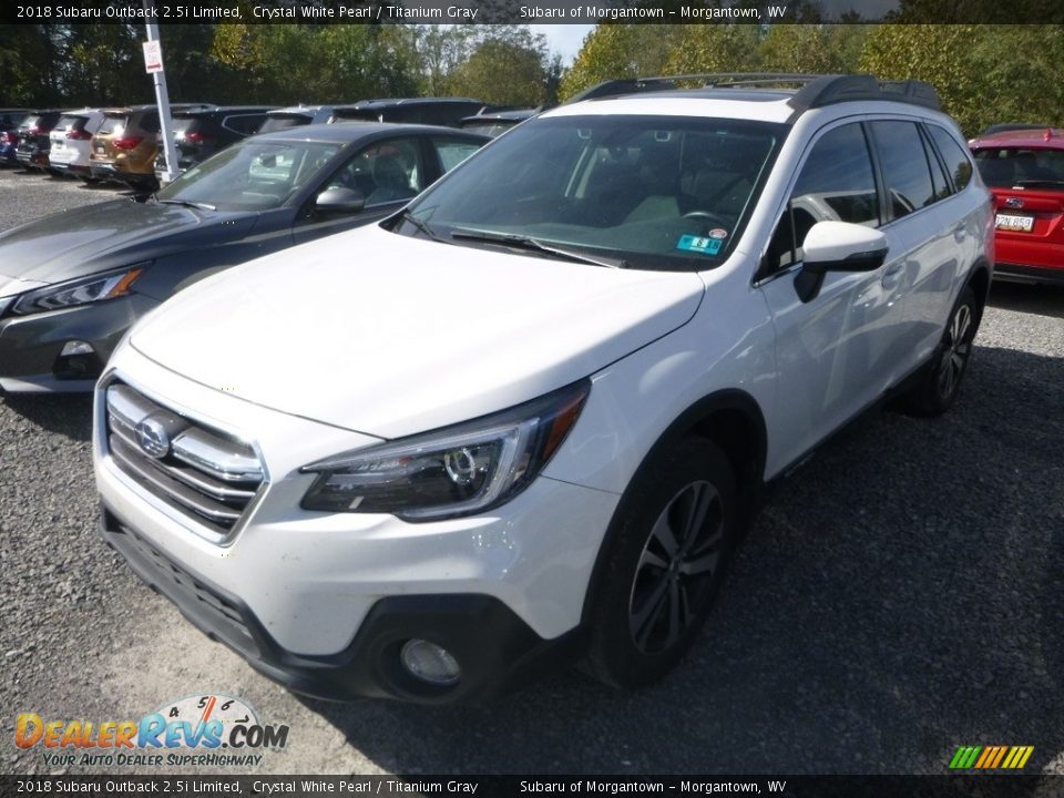 2018 Subaru Outback 2.5i Limited Crystal White Pearl / Titanium Gray Photo #5