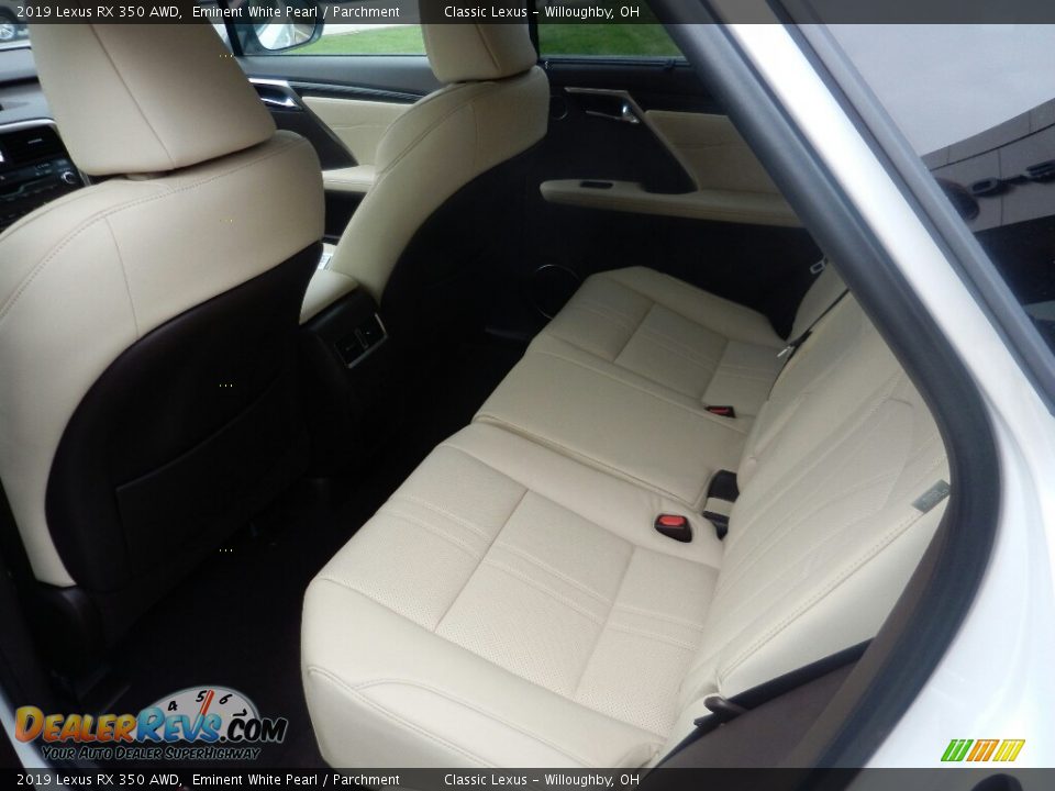 Rear Seat of 2019 Lexus RX 350 AWD Photo #4
