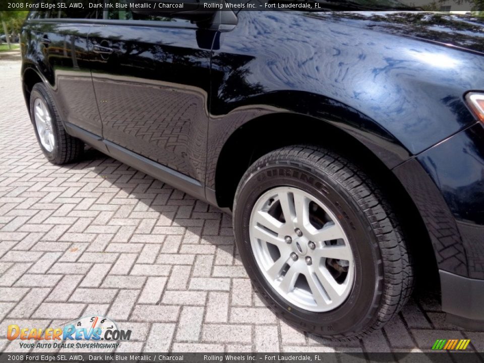 2008 Ford Edge SEL AWD Dark Ink Blue Metallic / Charcoal Photo #35