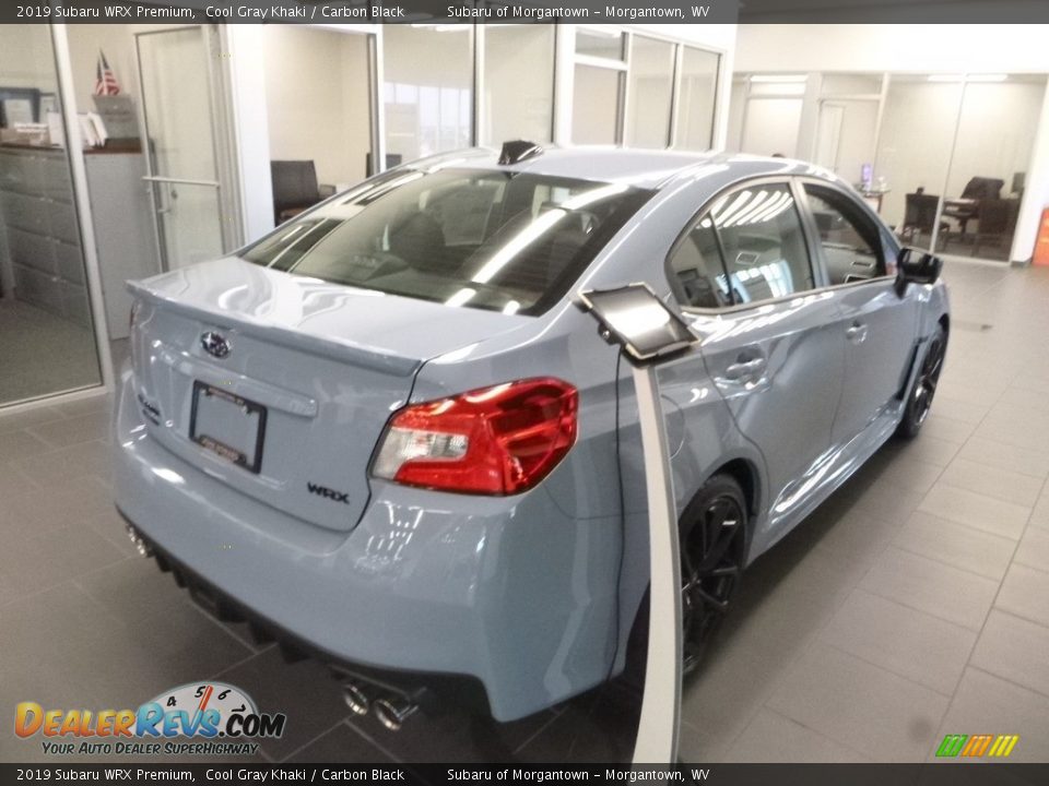 2019 Subaru WRX Premium Cool Gray Khaki / Carbon Black Photo #5