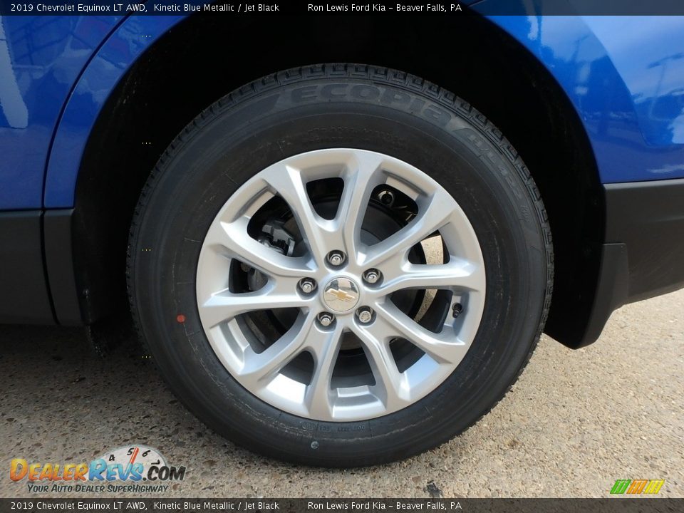 2019 Chevrolet Equinox LT AWD Kinetic Blue Metallic / Jet Black Photo #10