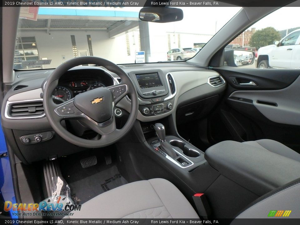 Medium Ash Gray Interior - 2019 Chevrolet Equinox LS AWD Photo #13