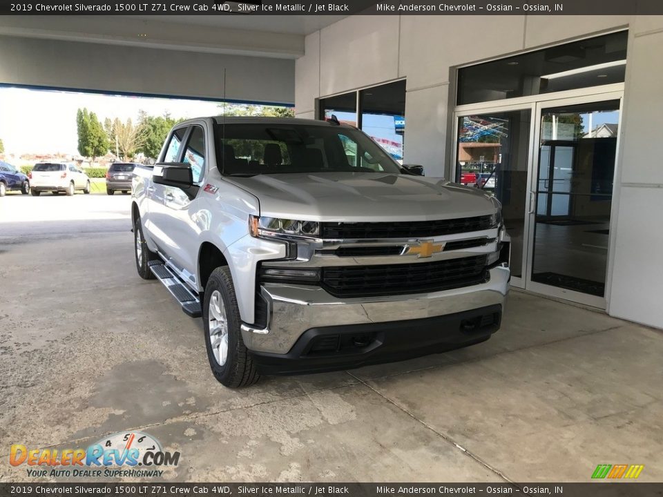 2019 Chevrolet Silverado 1500 LT Z71 Crew Cab 4WD Silver Ice Metallic / Jet Black Photo #1